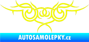 Samolepka Tetování 059 Fluorescentní žlutá