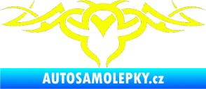 Samolepka Tetování 062 Fluorescentní žlutá