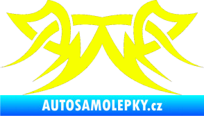 Samolepka Tetování 064 Fluorescentní žlutá