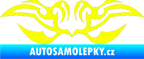 Samolepka Tetování 066 Fluorescentní žlutá