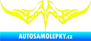 Samolepka Tetování 072 Fluorescentní žlutá