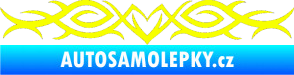 Samolepka Tetování 073 Fluorescentní žlutá
