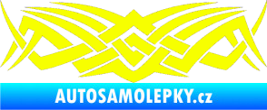 Samolepka Tetování 076 Fluorescentní žlutá