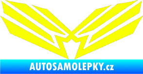 Samolepka Tetování 077 Fluorescentní žlutá