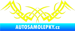 Samolepka Tetování 087 Fluorescentní žlutá