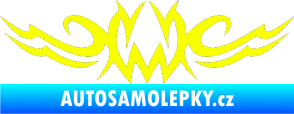 Samolepka Tetování 096 Fluorescentní žlutá