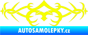 Samolepka Tetování 099 Fluorescentní žlutá
