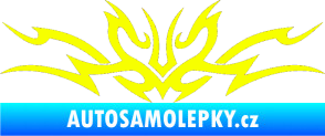 Samolepka Tetování 102 Fluorescentní žlutá