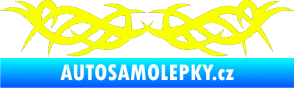 Samolepka Tetování 109 Fluorescentní žlutá