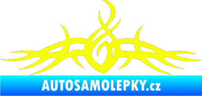 Samolepka Tetování 110 Fluorescentní žlutá