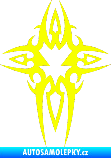 Samolepka Tetování 122 Fluorescentní žlutá