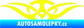Samolepka Tetování 128 Fluorescentní žlutá