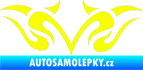 Samolepka Tetování 129 Fluorescentní žlutá