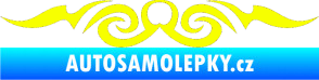 Samolepka Tetování 133 Fluorescentní žlutá