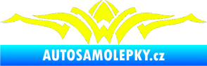 Samolepka Tetování 140 Fluorescentní žlutá