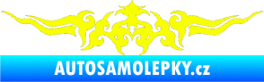 Samolepka Tetování 142 Fluorescentní žlutá