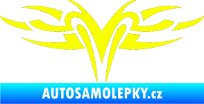 Samolepka Tetování 151 Fluorescentní žlutá
