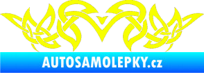 Samolepka Tetování 152 Fluorescentní žlutá