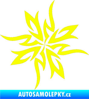 Samolepka Tetování 160 Fluorescentní žlutá