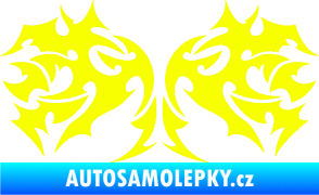 Samolepka Tetování 197 Fluorescentní žlutá