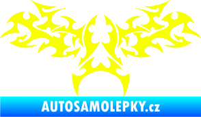 Samolepka Tetování 201 Fluorescentní žlutá