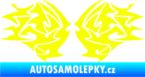 Samolepka Tetování 205 Fluorescentní žlutá