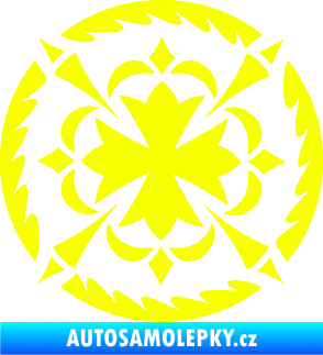Samolepka Tetování 207 Fluorescentní žlutá