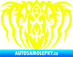 Samolepka Tetování 210 Fluorescentní žlutá