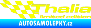 Samolepka Thalia limited edition levá Fluorescentní žlutá