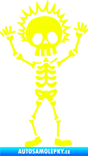 Samolepka The Bone Family Kluk Fluorescentní žlutá