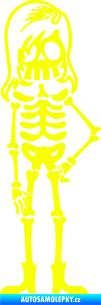 Samolepka The Bone Family Slečna Fluorescentní žlutá