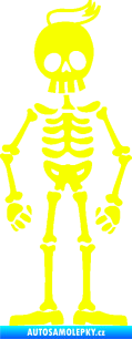 Samolepka The Bone Family Táta Fluorescentní žlutá