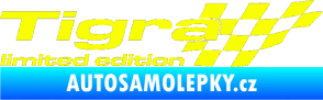 Samolepka Tigra limited edition pravá Fluorescentní žlutá