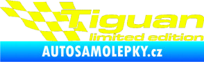 Samolepka Tiguan limited edition levá Fluorescentní žlutá