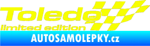 Samolepka Toledo limited edition pravá Fluorescentní žlutá