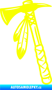 Samolepka Tomahawk 001 levá Fluorescentní žlutá