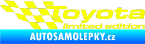 Samolepka Toyota limited edition levá Fluorescentní žlutá