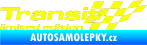Samolepka Transit limited edition pravá Fluorescentní žlutá