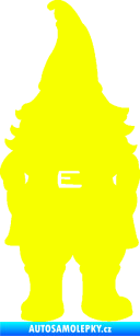 Samolepka Trpaslík 001 levá Fluorescentní žlutá