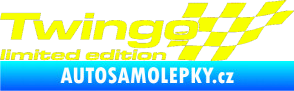 Samolepka Twingo limited edition pravá Fluorescentní žlutá
