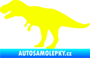 Samolepka Tyrannosaurus Rex 001 levá Fluorescentní žlutá