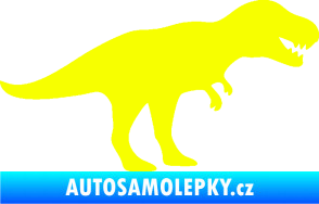 Samolepka Tyrannosaurus Rex 001 pravá Fluorescentní žlutá