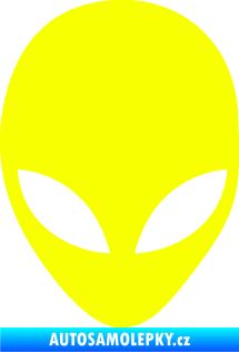 Samolepka UFO 002 Fluorescentní žlutá