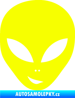 Samolepka UFO 003 levá Fluorescentní žlutá