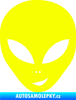 Samolepka UFO 003 pravá Fluorescentní žlutá