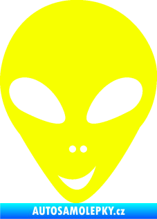 Samolepka UFO 004 levá Fluorescentní žlutá
