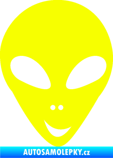 Samolepka UFO 004 pravá Fluorescentní žlutá