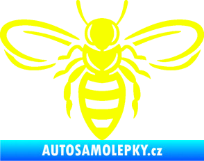 Samolepka Včela 002 Fluorescentní žlutá