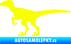 Samolepka Velociraptor 001 levá Fluorescentní žlutá
