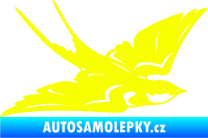 Samolepka Vlaštovka 002 pravá Fluorescentní žlutá